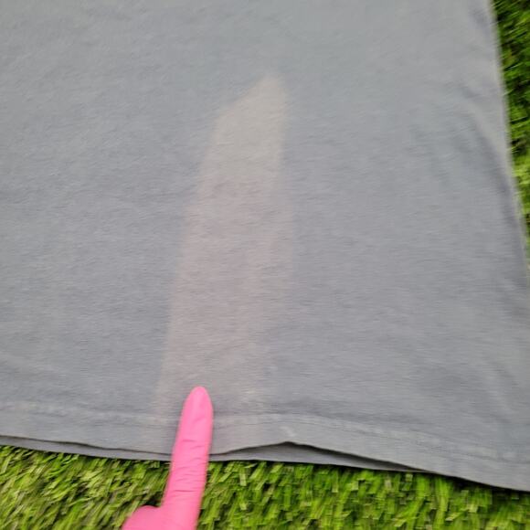 Vintage The-Mountain White Tigers Shirt Large 22x27 Faded Grayish Blue Y2K - Picture 10 of 15